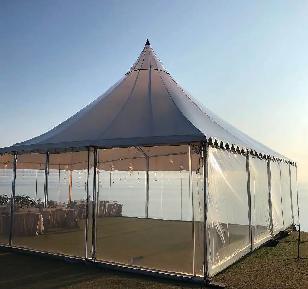 clear top tent